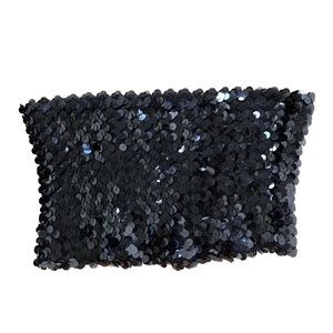 Black Sequin Tube Top